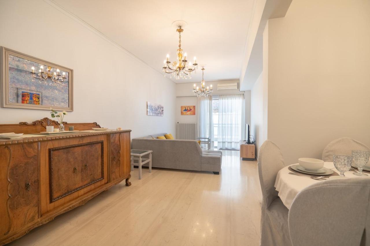Agios Ioannis Metro St. 2 Bedrms 6 Pers. Apartment Athena Bagian luar foto