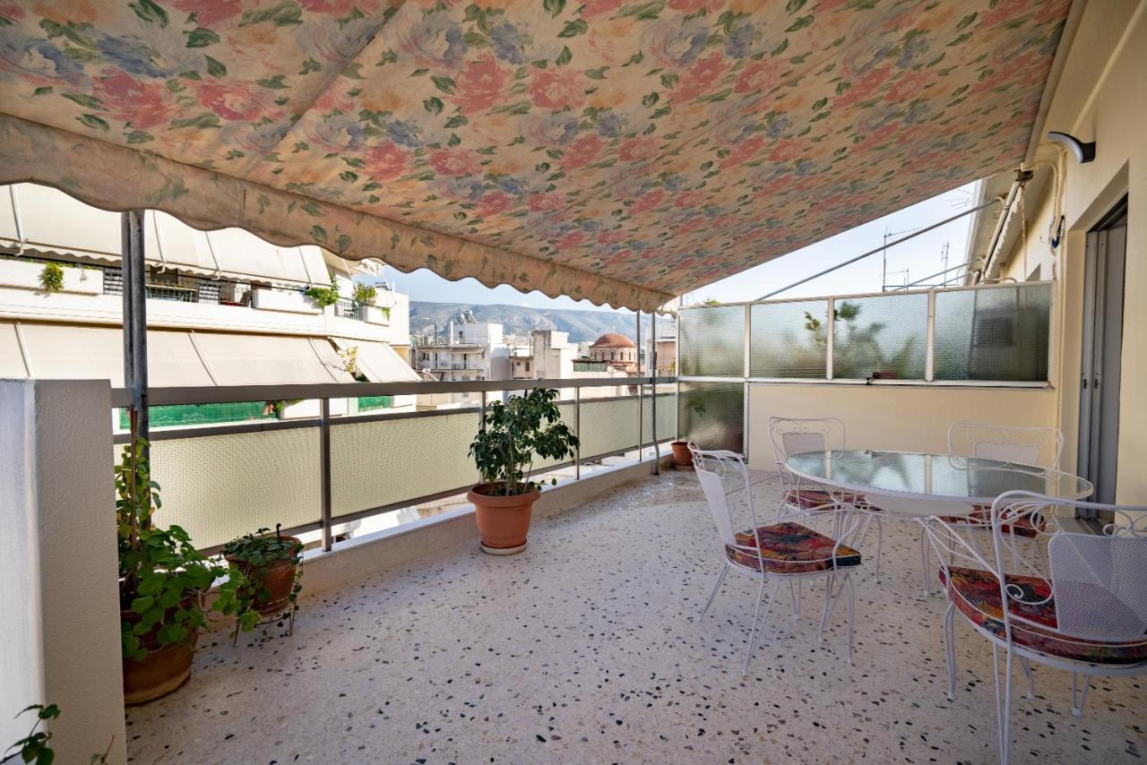 Agios Ioannis Metro St. 2 Bedrms 6 Pers. Apartment Athena Bagian luar foto