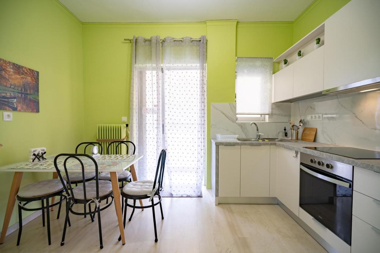 Agios Ioannis Metro St. 2 Bedrms 6 Pers. Apartment Athena Bagian luar foto